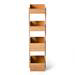 Freestanding Wooden Storage Caddy Bamboo profile small image view 5 