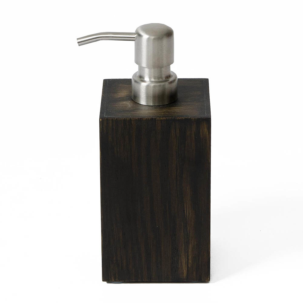 walnut soap dispenser