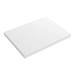 600 x 450mm White Shelf with Lazio Basin profile small image view 2 