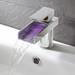 Crosswater - Water Square Lights Tall Monobloc Basin Mixer w/ Lights - WSX112DNC profile small image view 4 