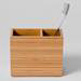 Wooden Toothbrush Holder Bamboo profile small image view 2 