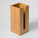 Wooden Spare Toilet Roll Storage Box Bamboo profile small image view 2 