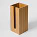 Wooden Spare Toilet Roll Storage Box Bamboo profile small image view 3 