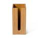 Wooden Spare Toilet Roll Storage Box Bamboo profile small image view 5 