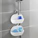 Wenko Cocktail Shower Caddy - Turquoise - 22140100 profile small image view 3 