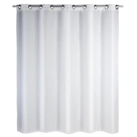 Wenko Comfort Flex White Shower Curtain Victorian Plumbing