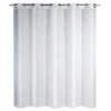Wenko Comfort Flex White Polyester Shower Curtain - W1800 x H2000mm profile small image view 1 