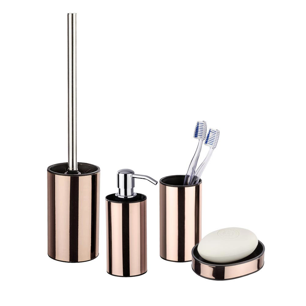 Wenko Detroit Bathroom Accessories Set | Copper ...