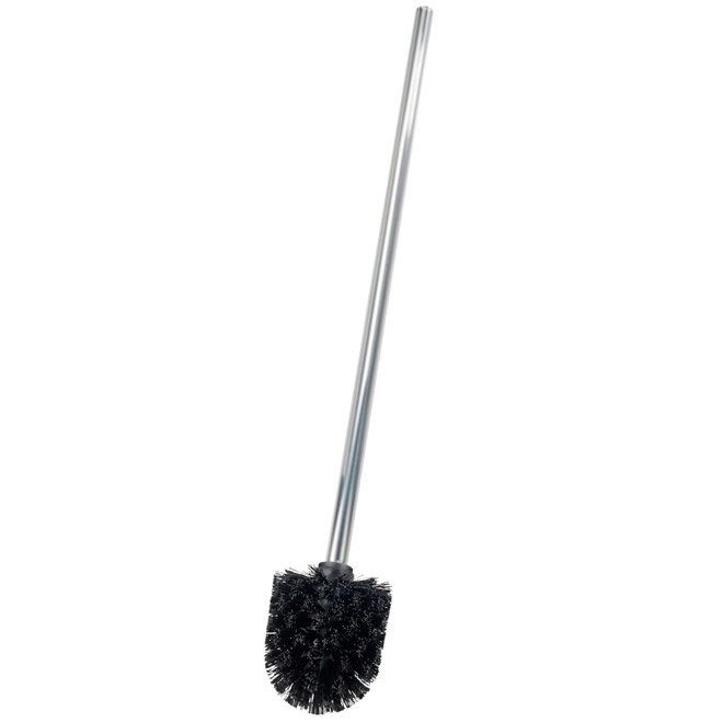 Black Microphone TOILET BRUSH Long Handle Free Standing Bathroom Fun Cleaning UK