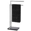 Wenko - Noble Towel Stand - Black - 20461100 profile small image view 1 