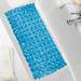 Wenko Paradise 71 x 36cm Bath Mat - Turquoise - 20262100 profile small image view 2 