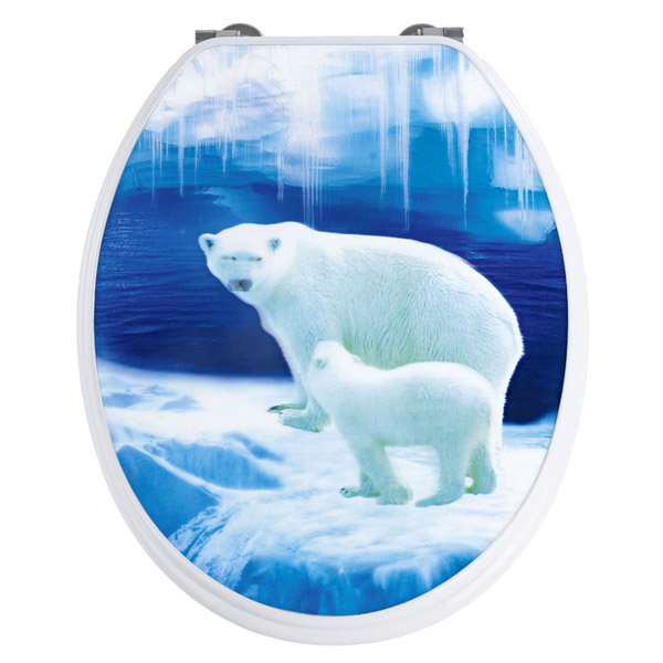 Wenko Polar Bear 3D Design Toilet Seat Now At Victorian Plumbing