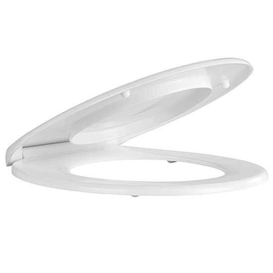 Wenko Splash Guard Soft Close Toilet Seat Victorian Plumbing.co.uk