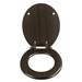 Wenko Wenge MDF Soft Close Toilet Seat profile small image view 2 