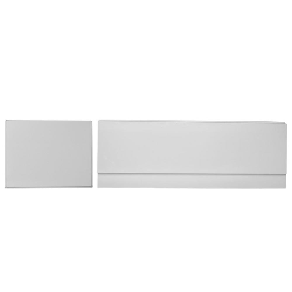 White Acrylic Front & End Bath Panel Pack Victorian Plumbing.co.uk
