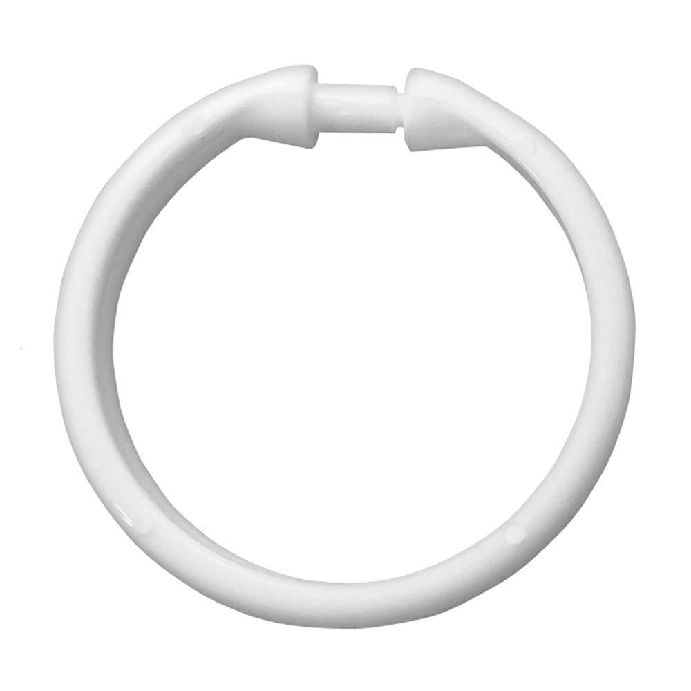 Shower Curtain Button Rings Croydex Pack Of 12 White Button Rings NEW 