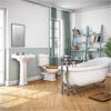 Winchester Traditional Free Standing Roll Top Slipper Bathroom Suite (1550mm) profile small image view 1 