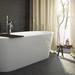 Brooklyn 1700 x 800mm Double Ended Freestanding Bath profile small image view 2 
