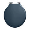 Imperial Etoile Soft Close Toilet Seat with Chrome Hinges - Moseley Blue profile small image view 1 