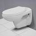 Wall Hung Toilet with Dual Flush Concealed WC Cistern + Wall Hung Frame profile small image view 4 