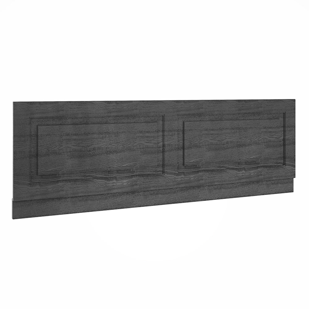 York 1700mm Dark Grey Traditional Front Bath Panel &amp; Plinth