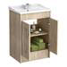 York Traditional Wood Finish Bathroom Basin Unit (620 x 470mm) profile small image view 4 