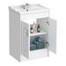 York Traditional White Ash Bathroom Basin Unit (620 x 470mm) profile small image view 4 