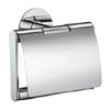 Smedbo Time Toilet Roll Holder with Lid - Polished Chrome - YK3414 profile small image view 1 
