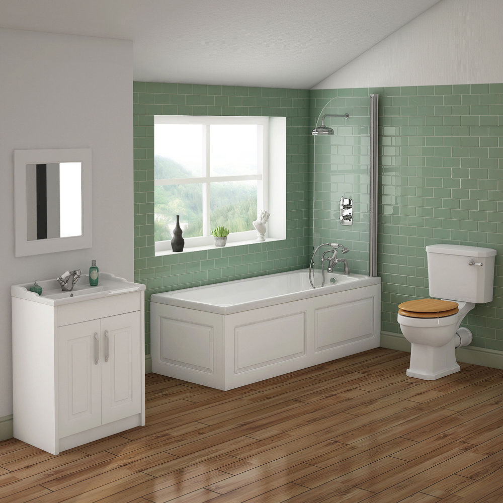 York Traditional Bathroom Suite - York TraDitional Bathroom Suite L