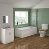 York Traditional Bathroom Suite (1700 x 700mm) profile small image view 1 