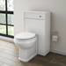 York Traditional White Ash BTW WC Unit with Pan & Top-Fixing Seat profile small image view 3 