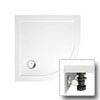 Zamori - 35mm Quadrant Shower Tray with Leg & Panel Set - Various Size Options profile small image view 1 
