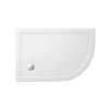Zamori - 35mm Offset Quadrant Anti-Bacterial Shower Tray - Right Hand profile small image view 1 