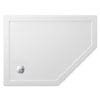 Zamori - 35mm Offset Pentangle Shower Tray - Right Hand - Various Size Options profile small image view 1 