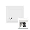 Zamori - 35mm Square Shower Tray with Leg & Panel Set - Various Size Options profile small image view 1 