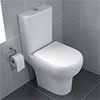 VitrA - Zentrum Close Coupled Toilet - Open Back - 2 x Seat Options profile small image view 1 