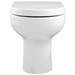 Britton Bathrooms Zen Back to Wall Pan + Soft Close Seat profile small image view 2 
