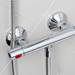 Bristan Zing Safe Touch Thermostatic Bar Valve inc. Riser + Multifunction Handset - ZI-SHXMMCT-C profile small image view 2 