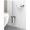 Zack - Scala Stainless Steel Wall Mounted Toilet Brush - 40055 profile small image view 2 