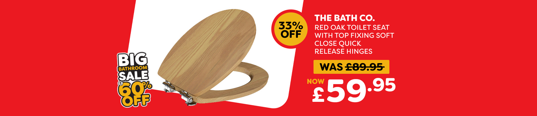  Banner 3 - The Bath Co. Red Oak Toilet Seat