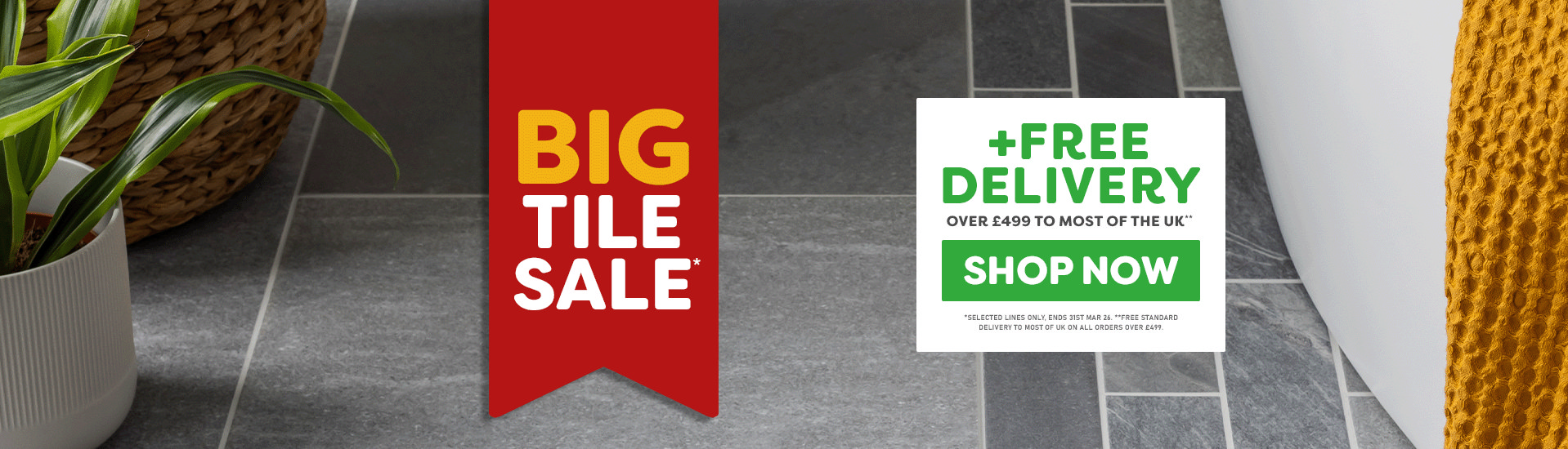 March Tile Sale