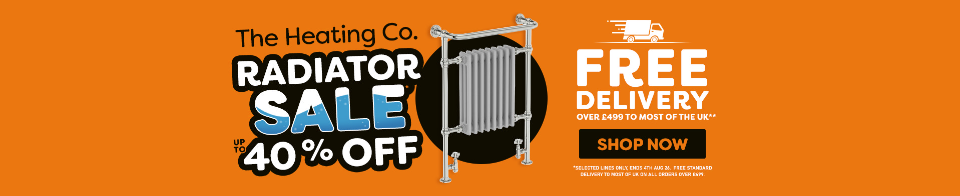 Heating Co. Radiator Sale - Free Deliv 