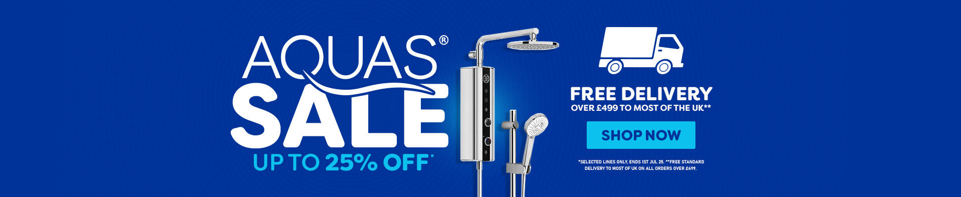 AQUAS sale - Free Del
