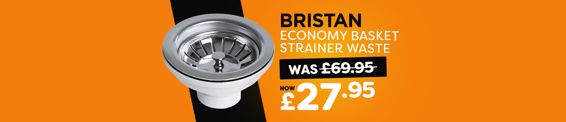 Banner 2 -  Bristan Economy Basket Strainer Waste 