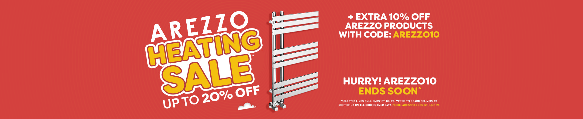Arezzo Heating Sale