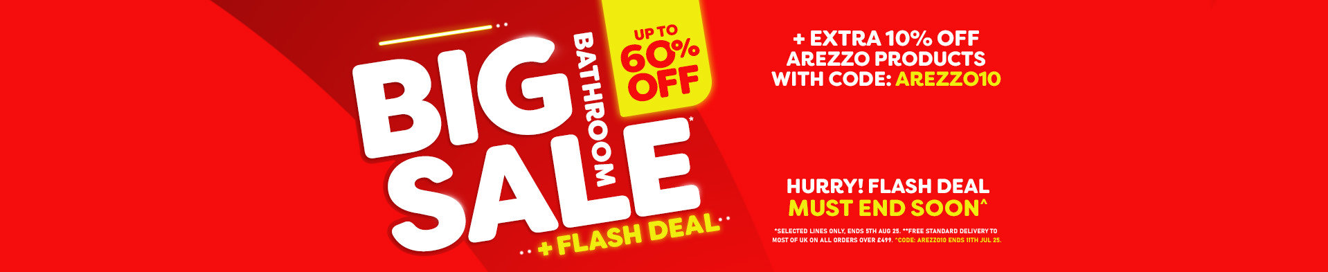 Big Bathroom Sale - Free Del
