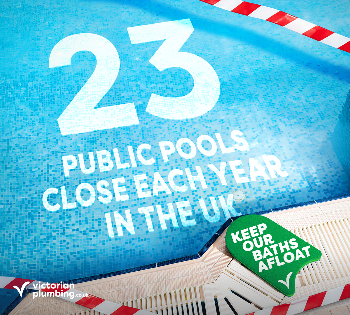 23 public pools close each year in UK