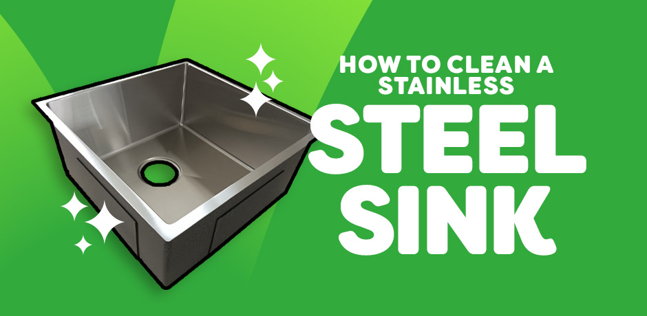 How to clean a stainless steel sink with scratch-free surface