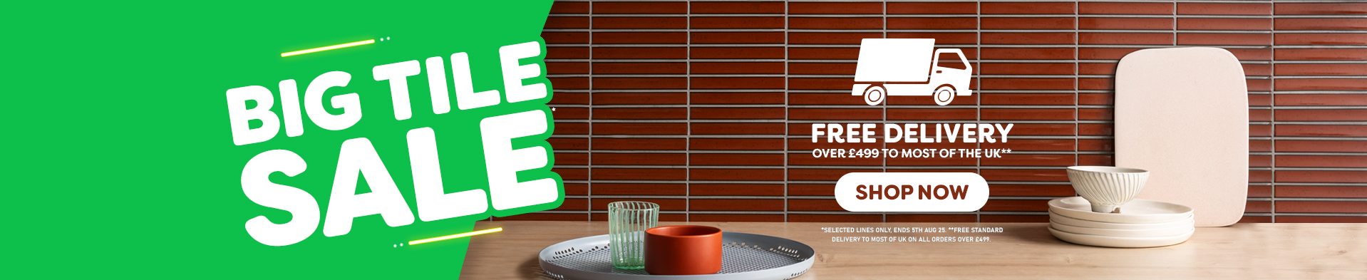 Big Tile Sale - Free Del