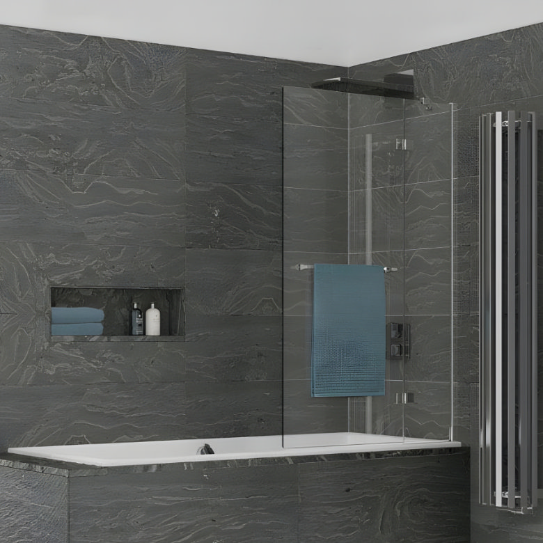 Bathscreen with Towel Rail